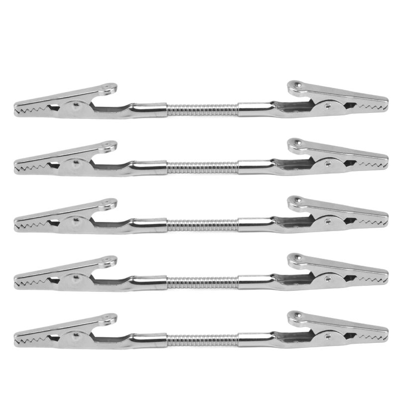 GLOGLOW Double Head Alligator Clip  Bendable Double Head Memo Clip Metal Strong Clip Photo Holder for Crafts DIY Card PhotoClip Photo Holders - Image 1